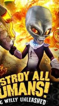 DESTROY ALL HUMANS BWU | Documentation | Contrast&Compare | HYPNO DISCO | #alien #aliens |