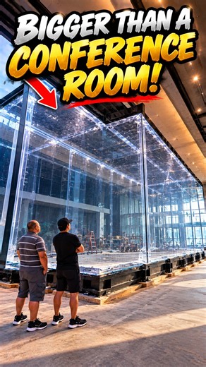Witness an unbelievable aquarium build! 🤯 This massive tank is bigger than a conference room and is being transformed into a breathtaking aquatic paradise. The sheer size and scale of this project are insane—and once it’s filled with monster fish, it’s going to be absolutely incredible. 🐟🔥 This project is NEXT-LEVEL CRAZY! #MonsterFish #MegaTank #AquariumBuild #GiantAquarium #PredatoryFish #RareFish #Aquarium #FishTank #PredatoryFins