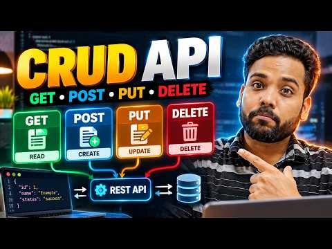 CRUD Operations Explained: GET, POST, PUT & DELETE | REST API Tutorial