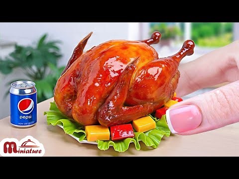 🦃 So Tender Mini Honey Glazed Roasted Turkey Recipe | ASMR Cooking Mini Food