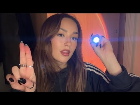 [ASMR] fast lofi eye exam (peripheral focused)
