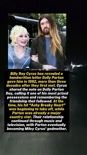 Billy Ray Cyrus Shares Never-Before-Seen Letter From Dolly Parton #Short