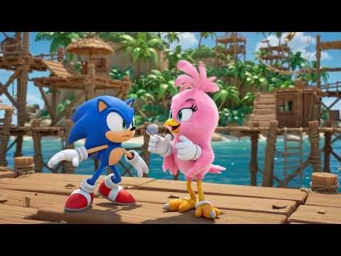 action super mario sonic vs angry bird