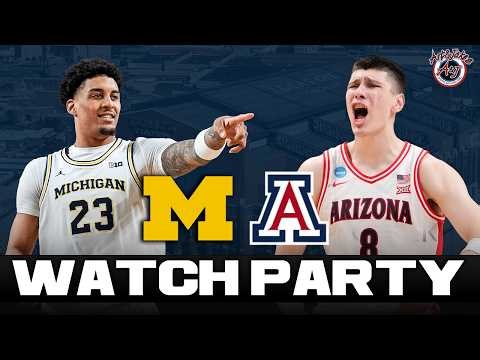 Michigan vs Arizona Live FINAL FOUR Watch Party | Saturday, April 4th, 2026