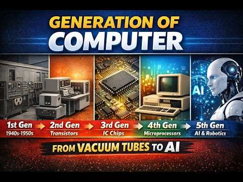 Generation of Computer Explained | 1st to 5th Generation of Computer | Computer Fundamentals