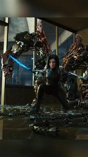 The Cyborg Girl Alita! #hollywood #film #scifi #marvel #movieclips