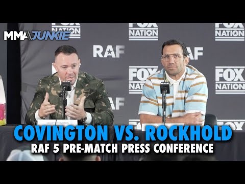 Colby Covington, Luke Rockhold GO OFF on Bo Nickal | RAF 5 pre-match press conference
