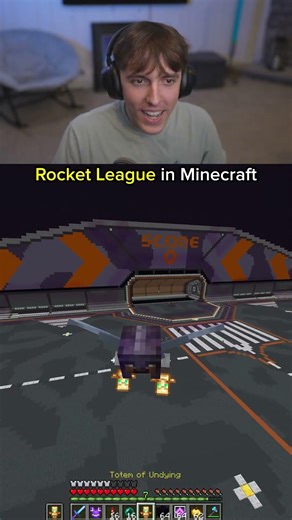 Rocket League in Minecraft...