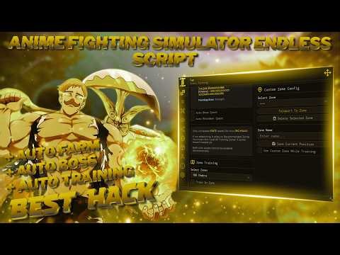 Anime Fighting Simulator Endless Script | Auto Training | Auto Farm | Auto Boss | And & More