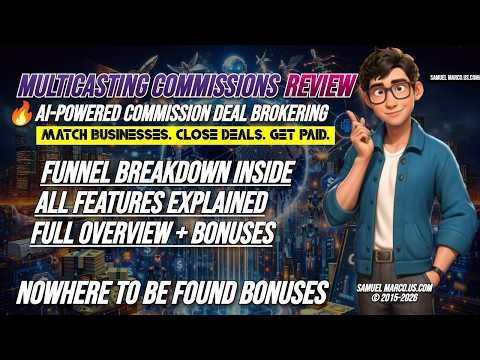 Multicasting Commissions Review & Bonuses: Walkthrough + OTO 🔵 MULTICASTING COMMISSIONS REVIEW