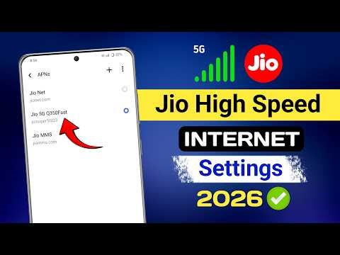 Jio Network Problem | Jio Slow Internet Problem | Jio 5G Network Problem Fix 2026