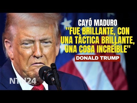 "Fue brillante, con una táctica brillante, increíble": Trump vuelve a hablar sobre captura de Maduro