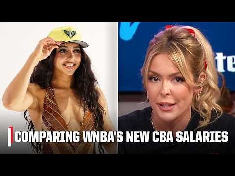 Comparing WNBA Salaries before vs. after the new CBA 📈 'GAME CHANGING!' | Women's Sports Now