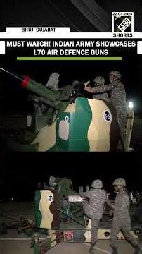 Watch! Indian Army’s AD regiment showcases L70 air defence guns a symbol of precision & readiness