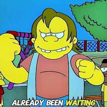 Do you know why Bart is so afraid of Nelson? #thesimpsons #simpsons #cartoon #shortsfeed