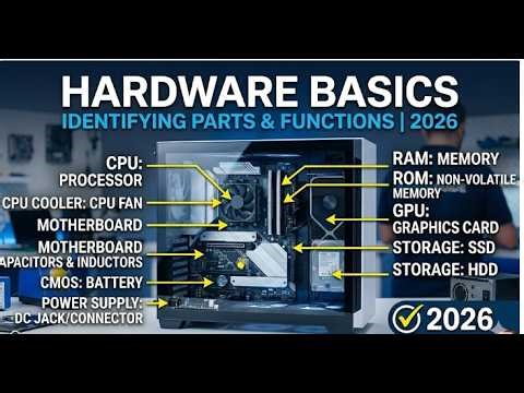 Computer Hardware Basics: Identifying Parts and Their Functions | 2026