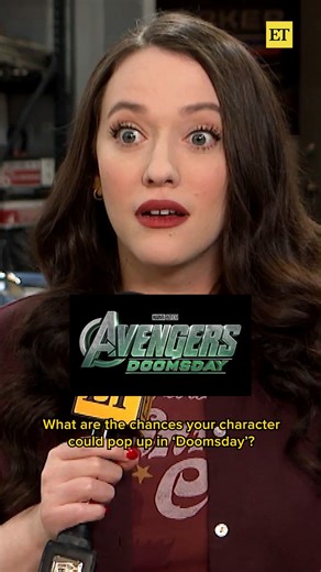 So the odds of Kat Dennings appearing in 'Avengers: Doomsday'? 🤔 Not zero technically! | Entertainment Tonight