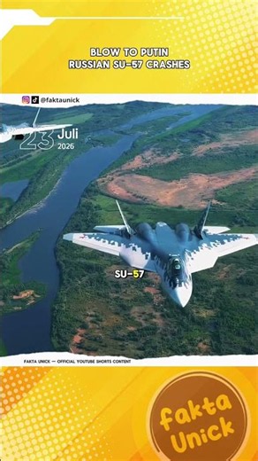 Tamparan Buat Putin! 1 Unit Su-57 Rusia Jatuh Dekat Moskow