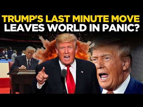 Trump Speech LIVE: Trump’s Last-Minute Move Shocks America | Trump | US News LIVE | World News LIVE