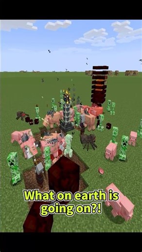 Summon Mobs with Totems! Summon Totem Showcase 【#shorts #Minecraft #mod】