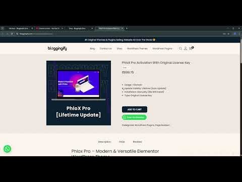Download Phlox Pro Theme With License Key | Phlox Pro WordPress Theme Setup