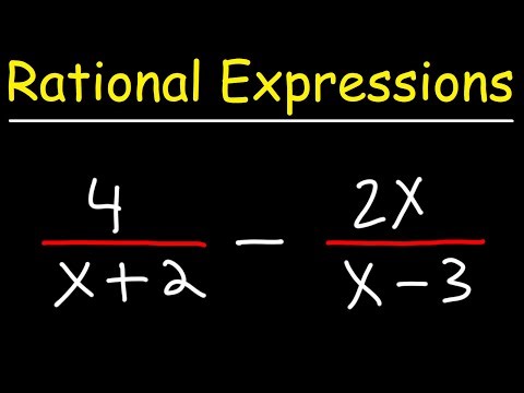 How to Subtract Rational Expressions
