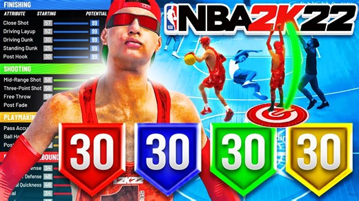 See the best guard build in NBA 2K22 that can speedboost, break ankles, and green from halfcourt