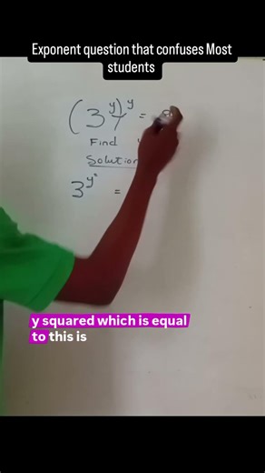 How to Solve Exponential Equations Easily | Find y Step-by-Step