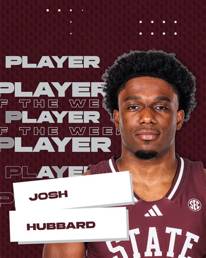 🏀 SEC Player of the Week | Jan. 5 🐶 Josh Hubbard, Mississippi State Men's Basketball #SECMBB | presented by Allstate | Southeastern Conference