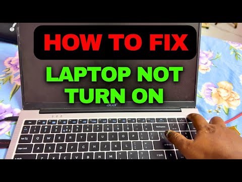 Laptop Won't Turn On | Not TurningOn - Fixed ??