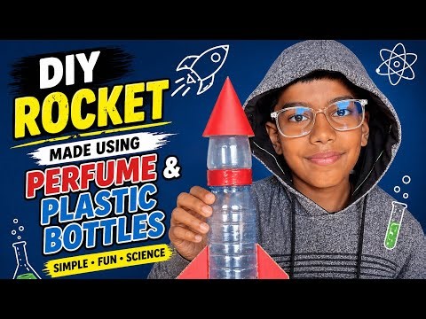 🔥 DIY Bottle Rocket 🚀 (Super Easy Science Experiment!)