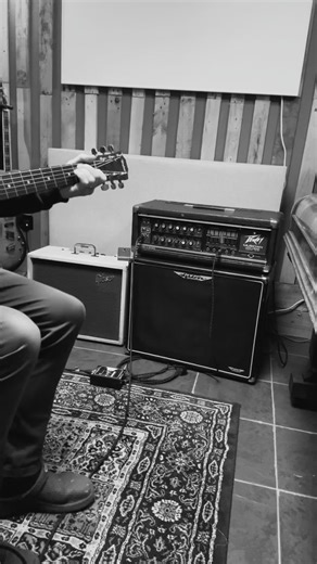 Some drop C acoustic dirge for a soggy day, via a grumpy 48 year old Peavey. Love the spring in this old thing 👌 #peaveymusicianmarkiii #dirge #tayloracoustic | HCH Studios