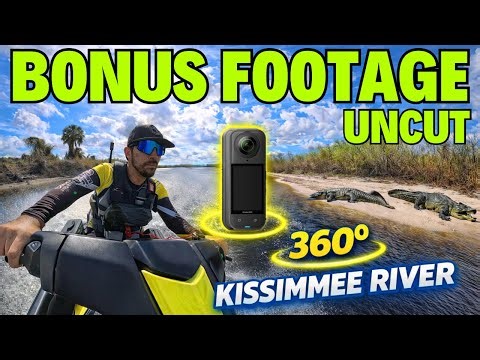 360° Full Uncut Video On The Gator Infested Kissimmee River! (Watch in 4K)