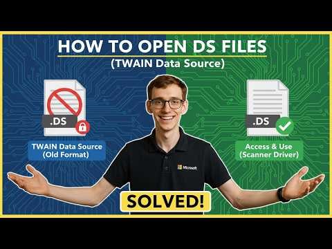 How to Open DS Files (TWAIN Data Source)