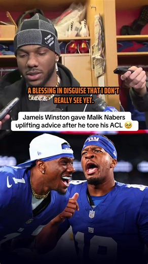 Jameis Winston helped put things into perspective for Malik Nabers after his season-ending injury 🙏 (via SNYGiants/X) #giants #ny #nygiants #newyork