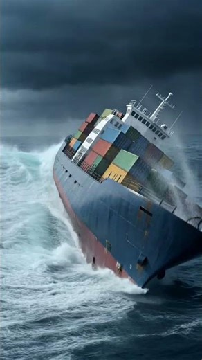 Surviving a 60ft Rogue Wave! #bigwaves #natureisscary #ocean #storm