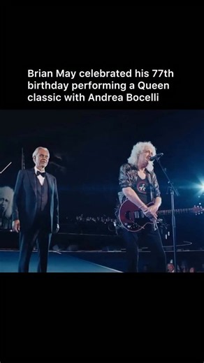 🌺 LOVE MUSIC 🎼 AND MOVIES 🎬 on X: "🎸 Brian May wrote the masterpiece. Andrea Bocelli gave it a breathtaking new voice. And together, they created an unforgettable moment on Brian May’s 77th birthday. On July 19, 2024, two musical legends joined forces at the Teatro del Silenzio in Tuscany, Italy, for a stunning performance of Queen’s iconic ballad “Who Wants to Live Forever.”" / X