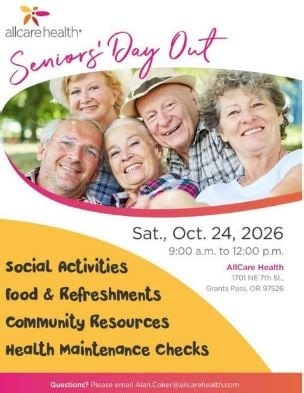 AllCare Health hosting second "Seniors' Day Out" - KOBI-TV NBC5 / KOTI-TV NBC2