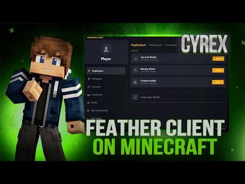 2026 | CRACKED Feather Client on Minecraft Java (Every Versions & Updated) Minecraft Hacked Client