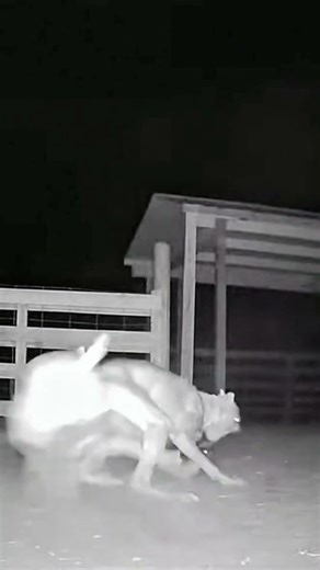 Brave Dog Fights Off Terrifying Farm Intruder Caught on Camera