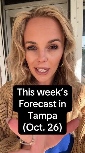 It’s a new week and we will see some changes to the forecast here in Tampa. Here’s a look at today’s forecast and what to expect leading up to Halloween on Saturday #weather #forecast #tampa #halloween #today