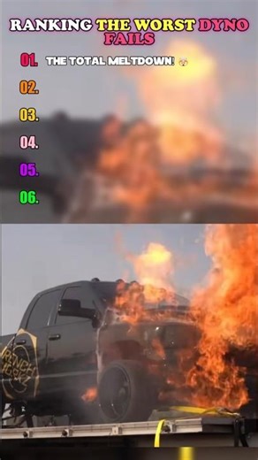 Ranking The Craziest Dyno Explosions 🔥💀 #shorts #dyno #carfails #usa