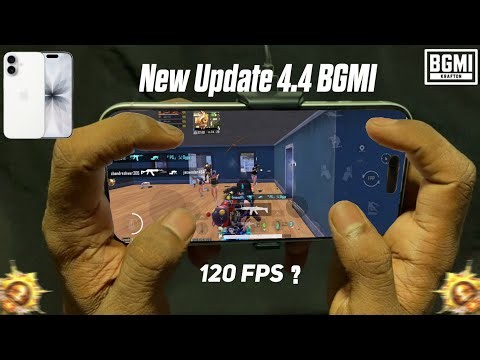 IPHONE 17 HANDCAM IN 2026 🔥/ New 4.4 Update Livik Gameplay 😍/Smooth+120fps BGMI Gaming Test Beta