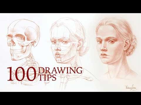 100 Drawing Tips - How to Get Good Drawing Skills