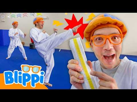Blippi Gets Moving with Taekwondo! 🤸