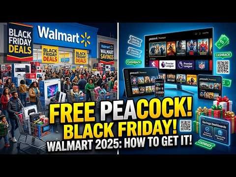 Walmart's Black Friday 2025 How to Get Peacock Premium for FREE!