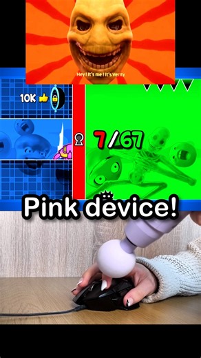 Can I Beat This IMPOSSIBLE Geometry Dash Verity Monster Challenge? #shorts #geometrydash #challenge