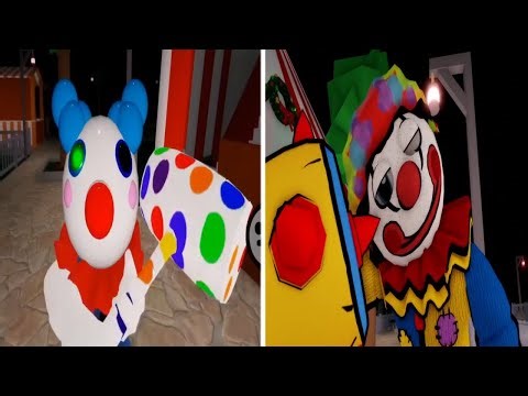 ROBLOX PIGGY Classic Clowny vs Clowny JUMPSCARE - Roblox Piggy New Update