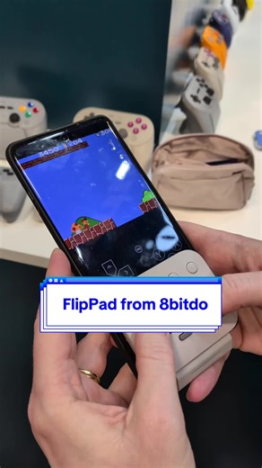 sry! Miss the buttons of a Nintendo controller? Our senior reviewer does. Allison Johnson tried out the FlipPad from 8BitDo while on the CES show floor and walked away saying, “This slaps.” The device is connected via USB-C and is designed to work with emulators with simple controls. #ces #ces2026 #game #gadgets #tech