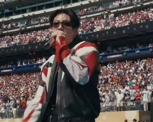 BTS performing “DYNAMITE” at the FIFA World Cup Final Halftime Show. ⚽️BTS AT WORLD CUP 2026#BTSxWORLDCUP2026#BTSHALFTIMESHOW